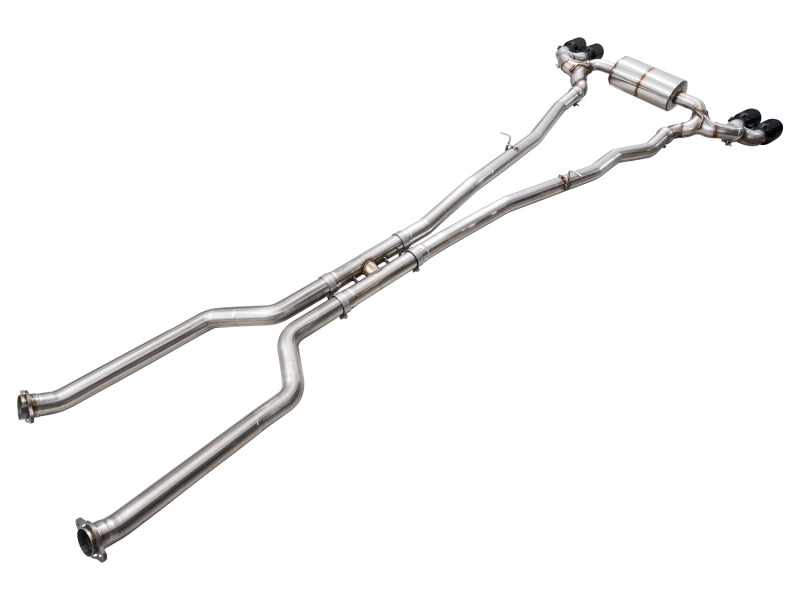 AWE Tuning BMW G90/G99 M5 Touring Edition Cat-Back Exhaust - Diamond Black Tips - 3015-43790