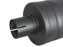 Load image into Gallery viewer, aFe MACH Force-Xp 409 SS Muffler w/ Black finish 2-1/2in Inlet &amp; Outlet 14in x 16in Diameter - 49M00007-B