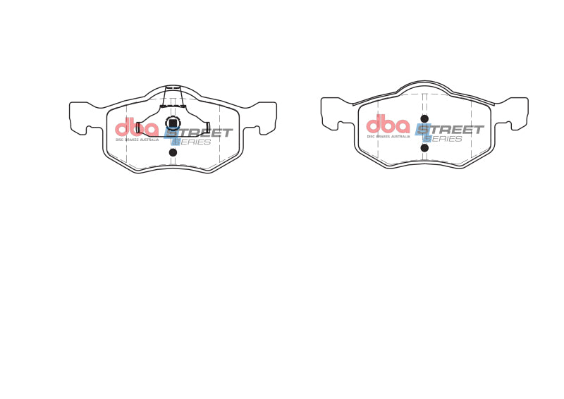 DBA 01-07 Ford Escape Street Series Front Brake Pads - DB1426SS