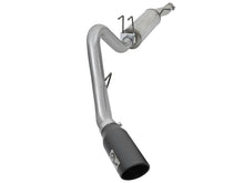 Load image into Gallery viewer, aFe MACHForce XP 4in Cat-Back SS-409 Exhaust w/ Black Tips 2017 Ford Super Duty F-250/F-350 V8-6.2L - 49-43086-B
