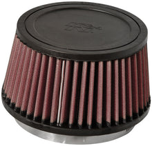 Load image into Gallery viewer, K&amp;N Universal Rubber Filter Round Tapered 4.5in Flange ID x 5.875 Base OD x 5in Top OD x 3.25in H - RU-3110