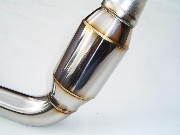 Invidia 02-07 WRX/STi Polished Divorced Waste Gate Downpipe with High Flow Cat - HS05SW1DPC
