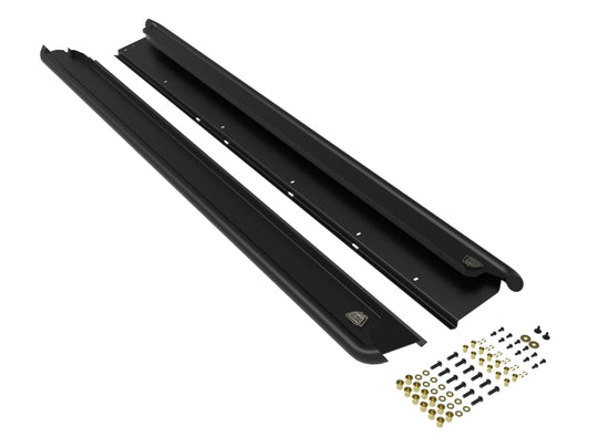 aFe POWER 10-14 Subaru Outback H4 2.5L / H6 3.6L Terra Guard Trail Slider Step - Black - 79-27001