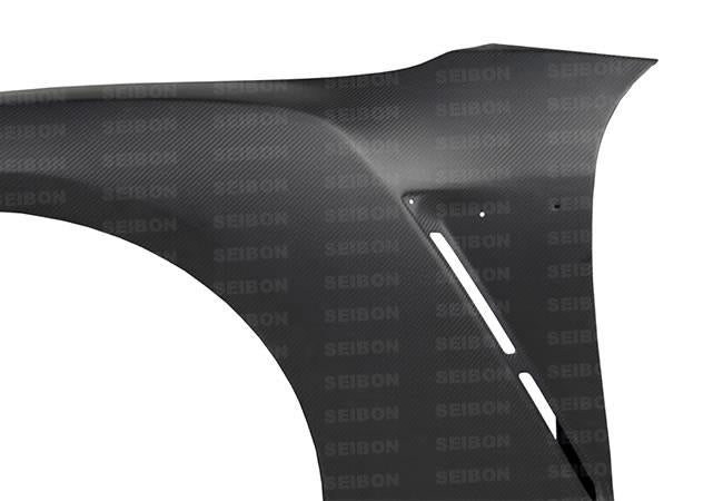 Seibon 09-10 Nissan GT-R R35 OEM Dry Carbon Fiber Fenders - FF0910NSGTR-OE-DRY