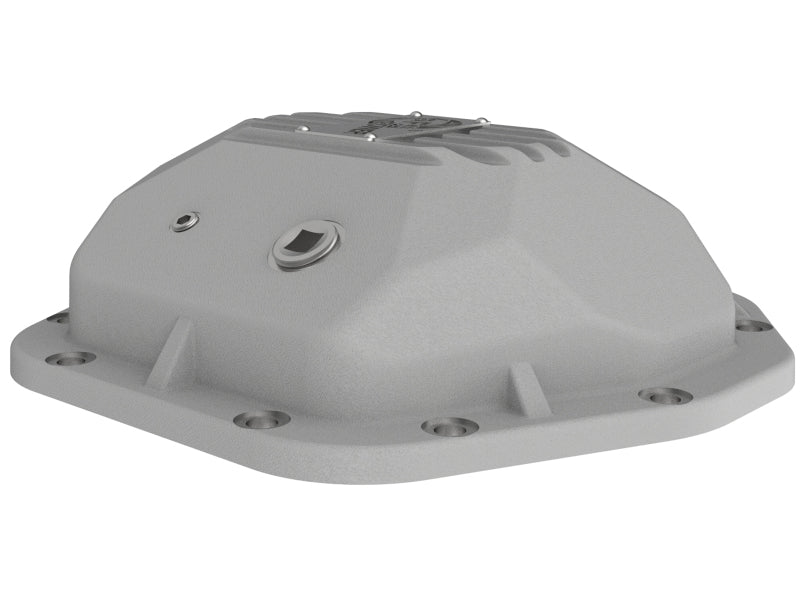 aFe 97-18 Jeep Wrangler TJ/JK Dana 44 Street Series Differential Cover w/ Machined Fins - Raw - 46-71110A