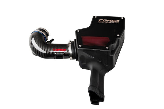 Corsa 2018-2023 Ford Mustang GT 5.0L V8 Carbon Fiber Air Intake w/ DryTech Filter - 44007D