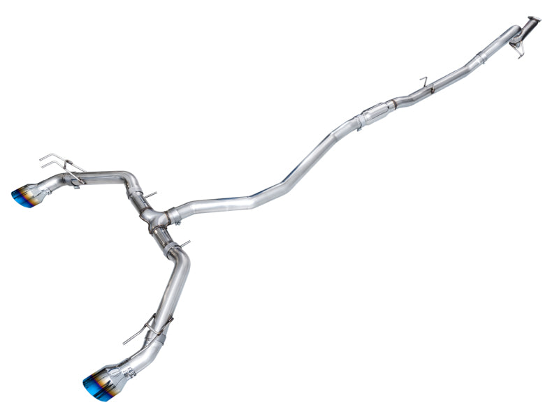 AWE 22-26 Civic Si / Acura Integra Track Edition Dual Vapor Blue Exhaust - 3020-39331