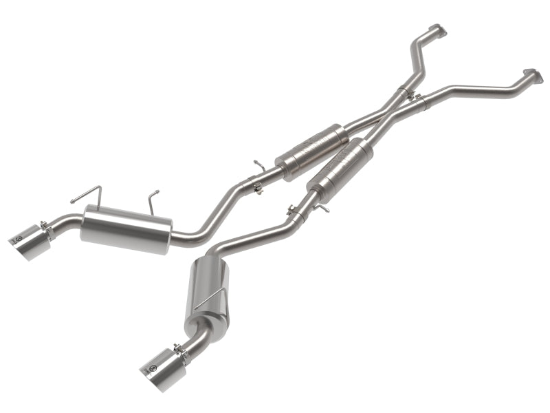 aFe Takeda Cat-Back Exhaust System Nissan 370Z 09-20 V6-3.7L- Polished Tip - 49-36139-P