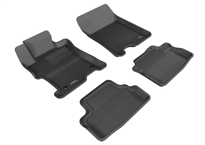 3D MAXpider 08-12 Honda Accord Coupe Kagu Black Full Set - L1HD05901509