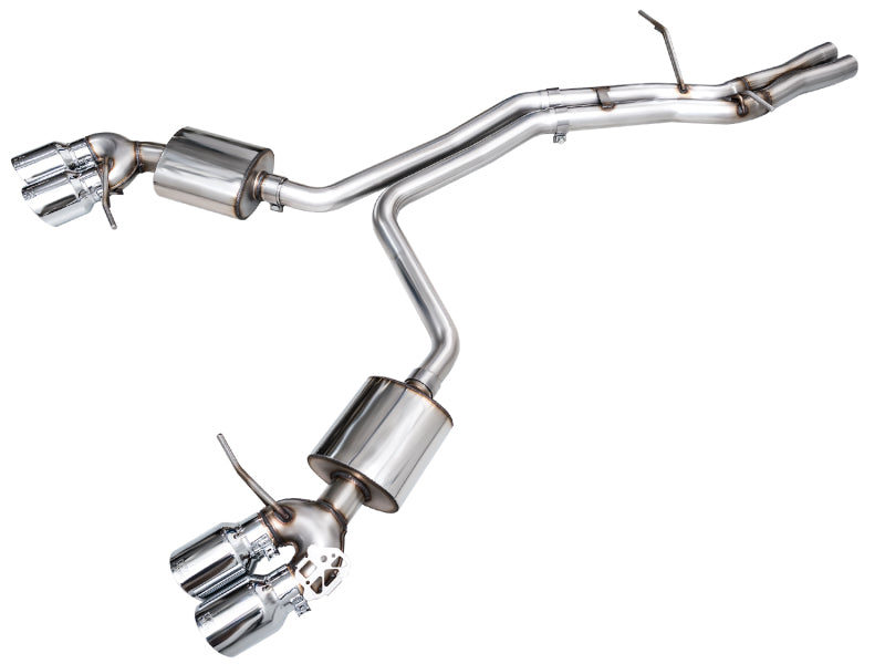 AWE Tuning 2022+ Porsche Macan 2.9TT Touring Edition Cat-Back Exhaust w/ Chrome Silver Tips - 3015-42952