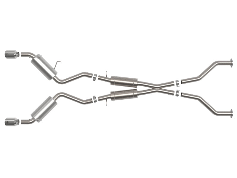 aFe Takeda Cat-Back Exhaust System Nissan 370Z 09-20 V6-3.7L- Polished Tip - 49-36139-P