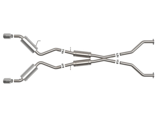 aFe Takeda Cat-Back Exhaust System Nissan 370Z 09-20 V6-3.7L- Polished Tip - 49-36139-P