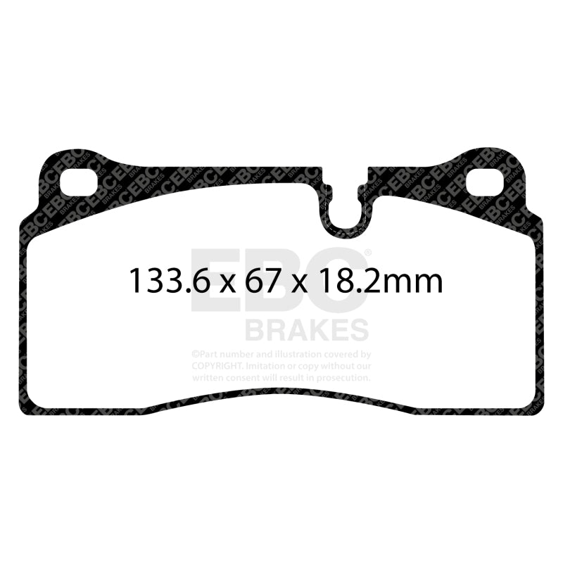 EBC 2018+ BMW M2 Competition 3.0TT Bluestuff Rear Brake Pads - DP52425NDX