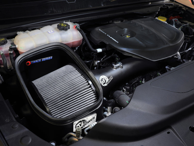 aFe 2025+ Dodge Ram 1500 RHO Track Series Carbon Fiber Cold Air Intake System w/ Pro Dry S - 57-10032D