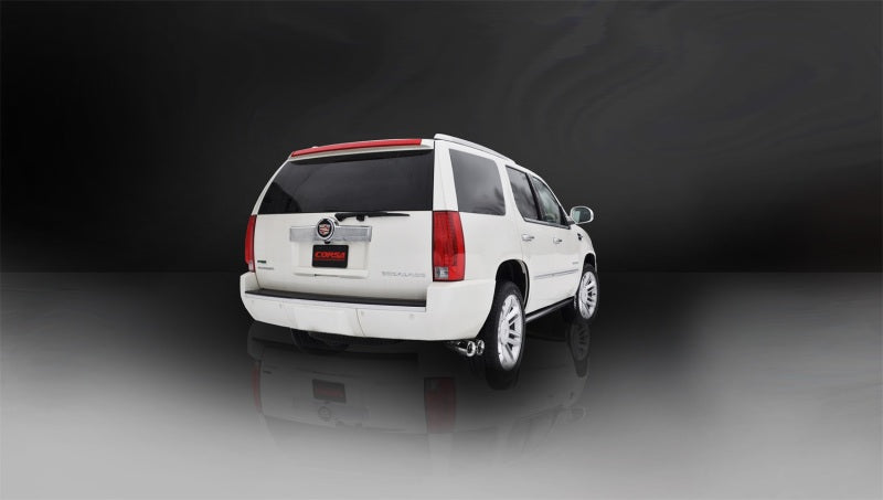 Corsa 2011-2014 Cadillac Escalade 6.2L V8 Polished Sport Cat-Back Exhaust - 14878