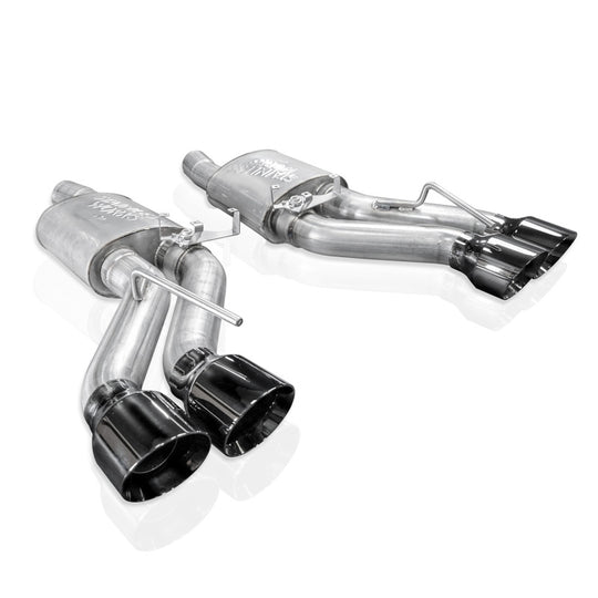 Stainless Works 22-25 Cadillac CT5-V Blackwing Axle Back Exhaust - Black Chrome Tips - CT5V22AB-BC