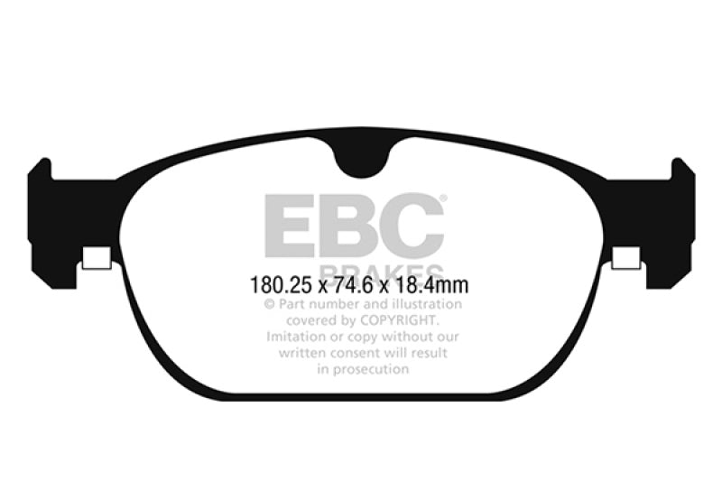 EBC 2017+ Volvo S90 2.0L Turbo Redstuff Front Brake Pads - DP32260C