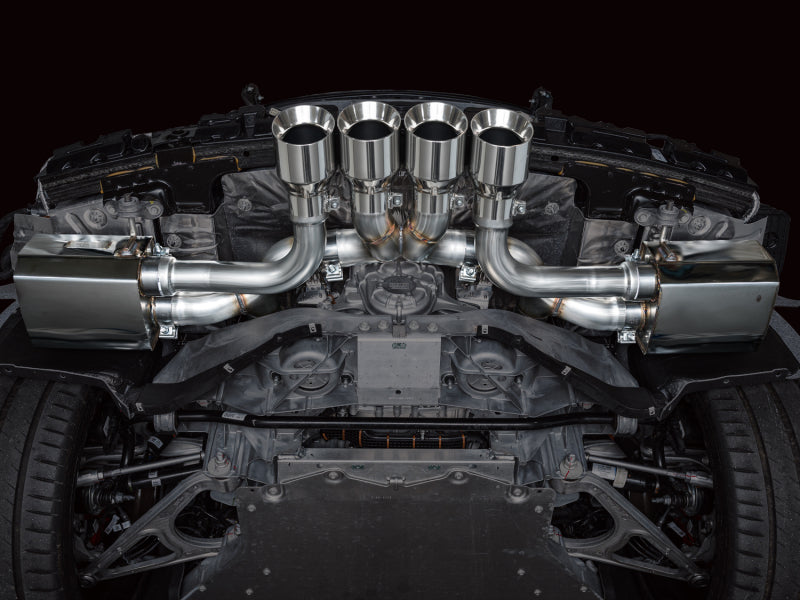 AWE Tuning 23-25 Chevrolet C8 Corvette Z06 5.5L SwitchPath Exhaust System - Chrome Silver Tips - 3025-42906