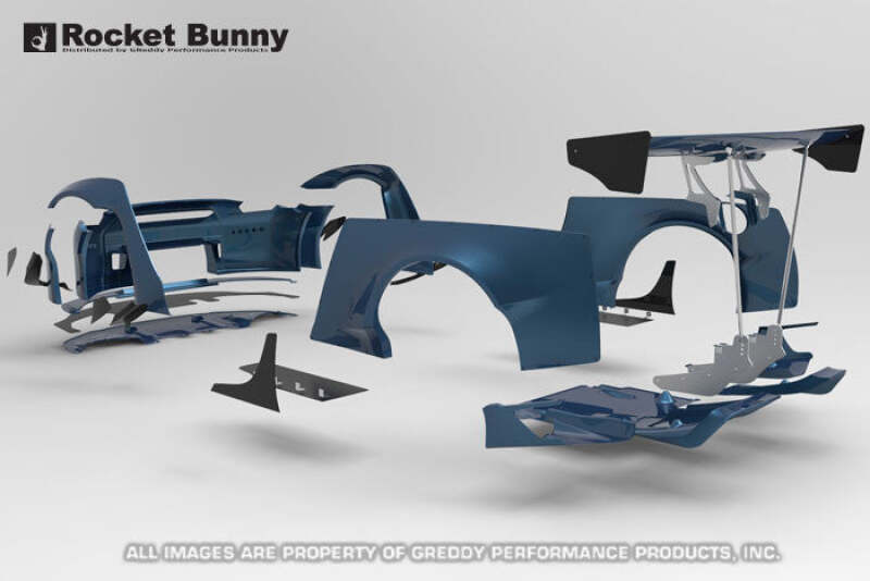 GReddy 09+ Nissan GT-R R35 Rocket Bunny GT-Wing (Hardware) - 17020648