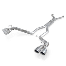 Load image into Gallery viewer, Stainless Works 2012-15 Camaro ZL1 6.2L 3in Catback Dual Chambered Exhaust X-Pipe Quad Tips - CA12CB