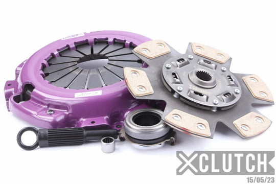 XClutch 87-91 Mazda RX-7 Turbo 1.3L Stage 2 Sprung Ceramic Clutch Kit - XKMZ24004-1B