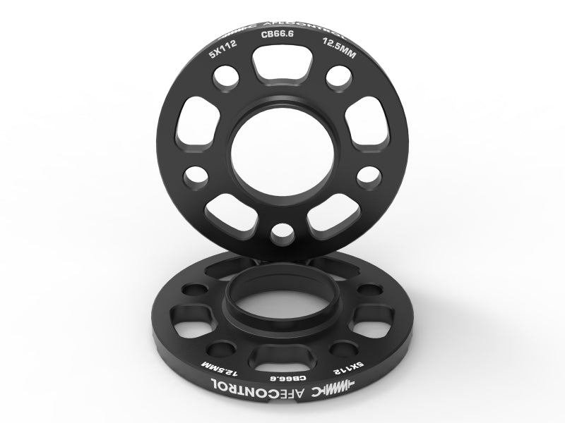 aFe CONTROL Billet Aluminum Wheel Spacers 5x112 CB66.6 12.5mm - Toyota GR Supra/BMW G-Series - 610-721001-B