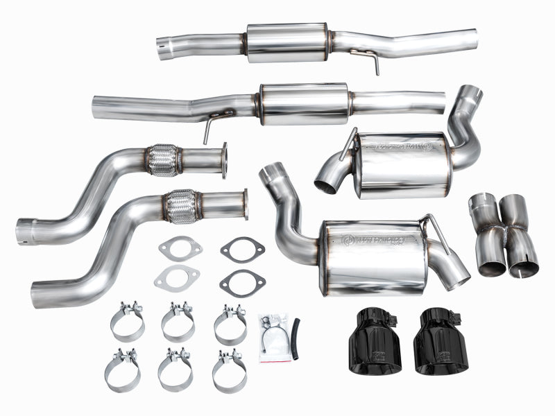 AWE Tuning 2023 Nissan Z RZ34 RWD Touring Edition Cat-Back Exhaust System w/ Diamond Black Tips - 3015-33400