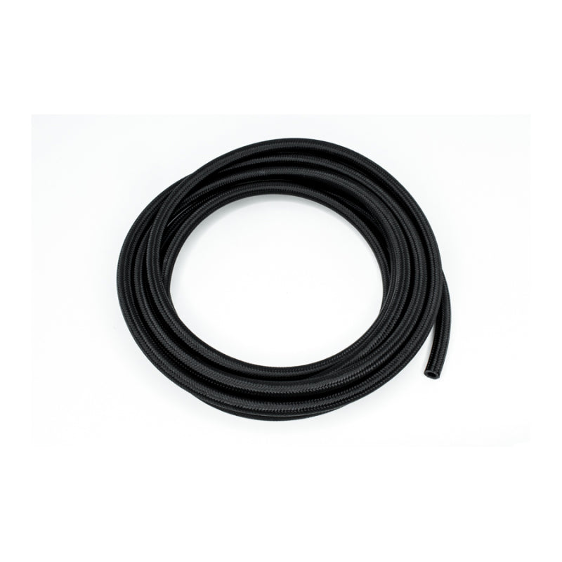 DeatschWerks 6AN Black Nylon Braided CPE Hose 20 Feet - 6-02-0815-20