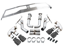Load image into Gallery viewer, AWE Tuning 2020 Chevrolet Corvette (C8) Track Edition Exhaust - Quad Diamond Black Tips - 3020-43086