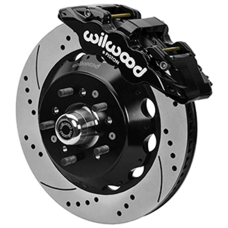 Wilwood Forged 6 Piston Superlite Caliper, GT 72 Vane Vented Spec37 D&S Rotor - 14.00x1.25 - 140-17149-D