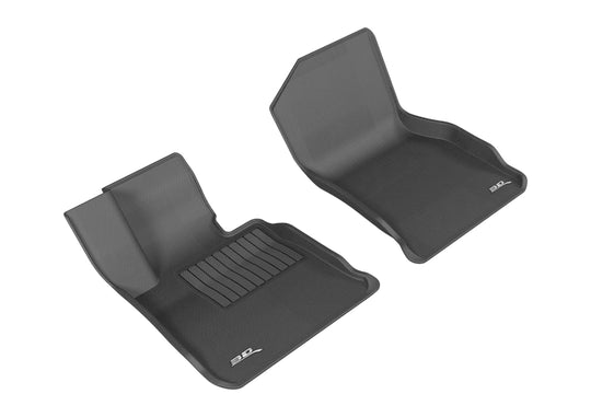3D MAXpider 2014-2020 BMW 4 Series F32/F33/F36 Kagu 1st Row Floormat - Black - L1BM05611509