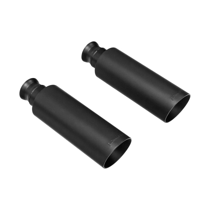 Flowmaster 09-24 Dodge Ram 1500 5.7L 4in Angle Cut Exhaust Tips - Black - 15356B