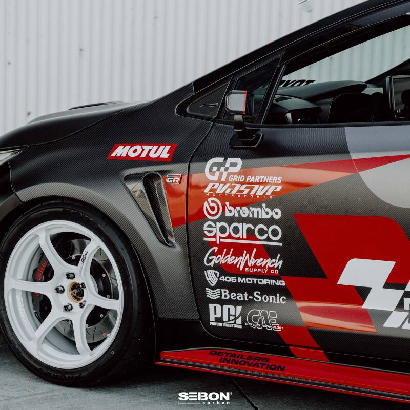 Seibon 2023+ Toyota GR Corolla Carbon Fiber Front Doors - DD23TYGRCOR-F