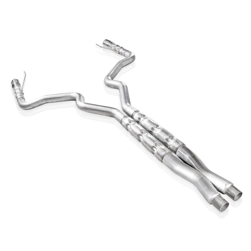 Stainless Works 2015-16 Mustang GT 3in Catback X-Pipe Retro Chambered Mufflers 3in Cores - M15CBX-LMF