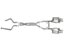 Load image into Gallery viewer, aFe MACHForce XP 3in 304 SS Cat-Back Dual Mode Exhaust w/ Polished Tips 16-17 Cadillac ATS-V V6-3.6L - 49-34078-P