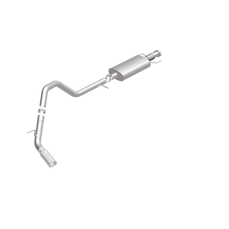 MagnaFlow 15-16 Ford Expedition V6 3.5L Cat-Back, SS, 4in Tip Single Psgr Side Exit - 19051