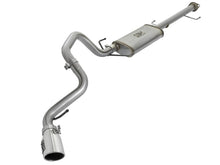 Load image into Gallery viewer, aFe MACH Force Xp 2.5in SS Cat-Back Single Side Exit Exhaust w/Polished Tips 07-14 Toyota FJ Cruiser - 49-46027-P