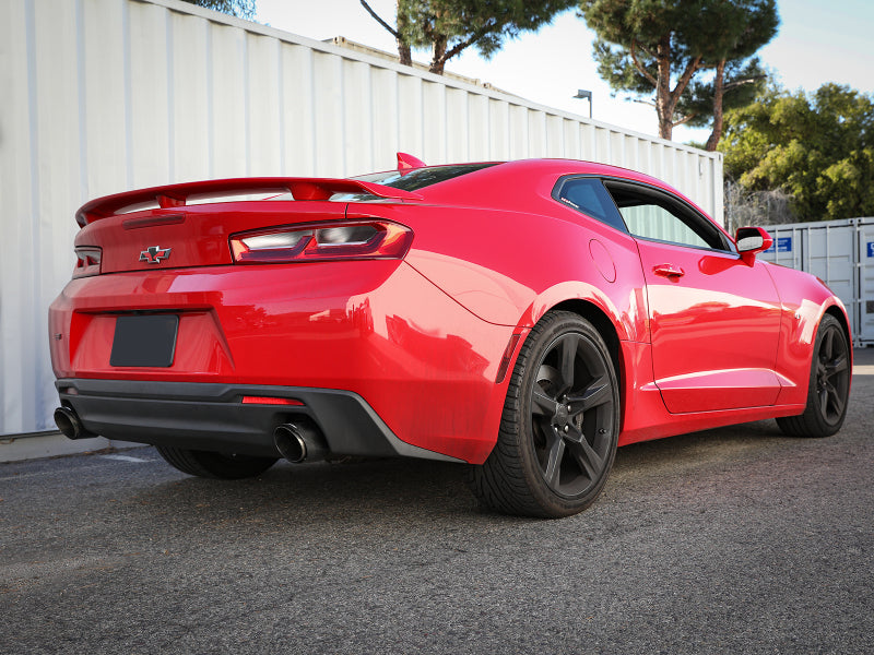 aFe POWER MACH Force-Xp 2.5in Axle-Back Exhaust System 16-20 Chevy Camaro SS V8 6.2L - Carbon Fiber - 49-44118-C