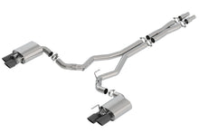 Load image into Gallery viewer, Borla 2018 Ford Mustang GT 5.0L AT/MT 3in ATAK Catback Exhaust Black Chrome Tips w/ Valves - 140743BC