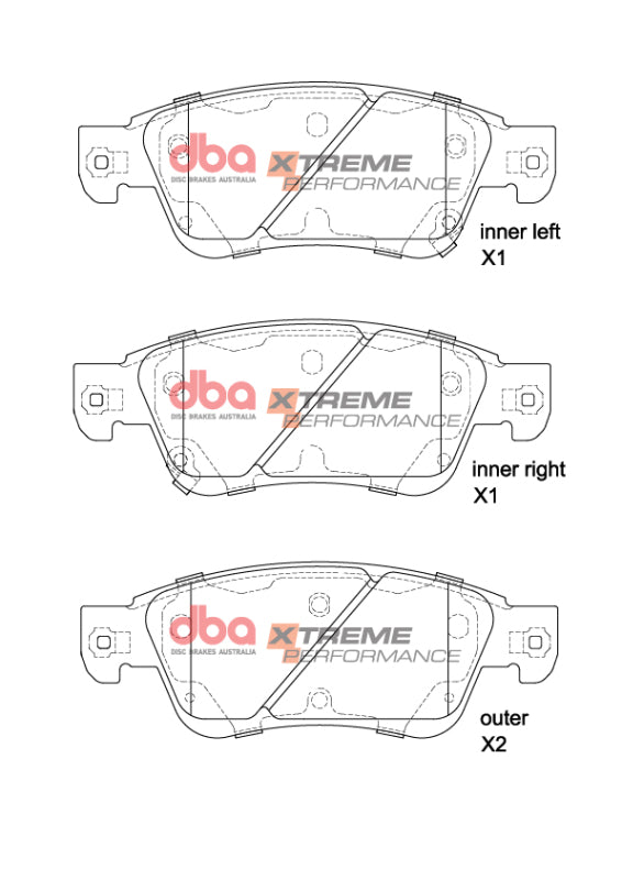 DBA 07-09 Infiniti G37 S XP Performance Front Brake Pads - DB1698XP