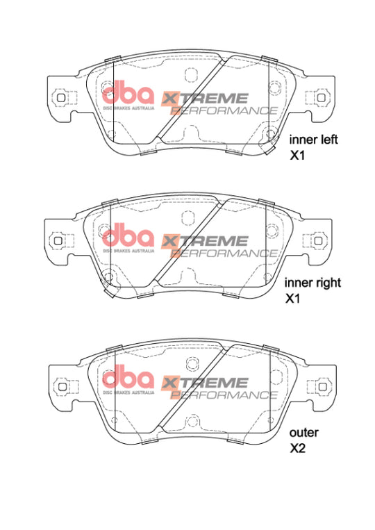 DBA 07-09 Infiniti G37 S XP Performance Front Brake Pads - DB1698XP