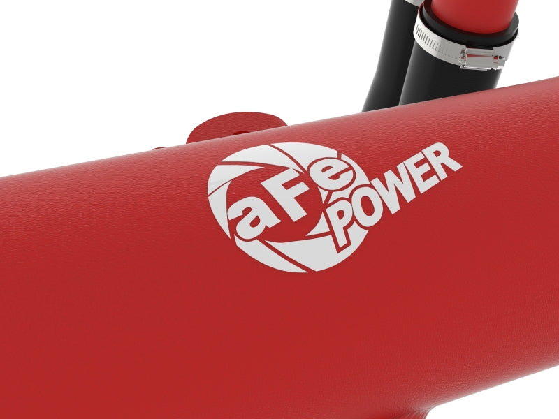 aFe 22-24 Ford Bronco Raptor BladeRunner Aluminum Hot and Cold Charge Pipe Kit Red - 46-20754-R
