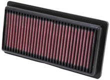 Load image into Gallery viewer, K&amp;N Replacement Panel Air Filter 12-14 Nissan Versa 1.6L 1.031in H x 9.125in OS L x 4in OS W - 33-2479