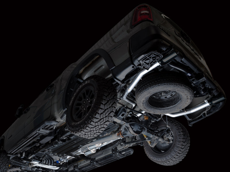 AWE Tuning 2025+ RAM 1500 3.0TT Rebel 0FG Cat-Back Exhaust w/ Diamond Black Tips - 3015-33531