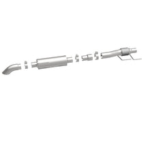 Load image into Gallery viewer, MagnaFlow Cat-Back, SS, 2.5/3in, Turn Down In Front Rear Tire 2015 Ford F150 2.7L V6T Ext Cab - 19056