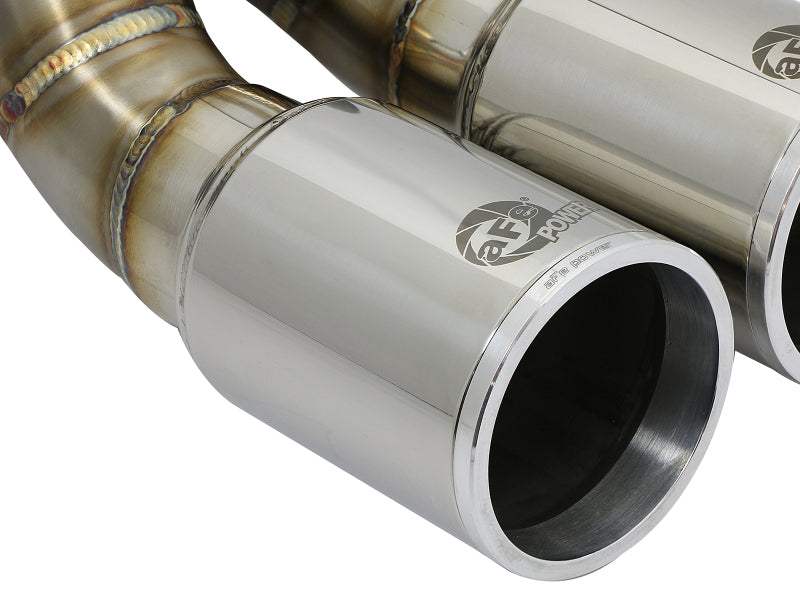 aFe Power 13-14 Porsche Cayman S / Boxster S Polish Exhaust Tip Upgrade - 49C36413-P
