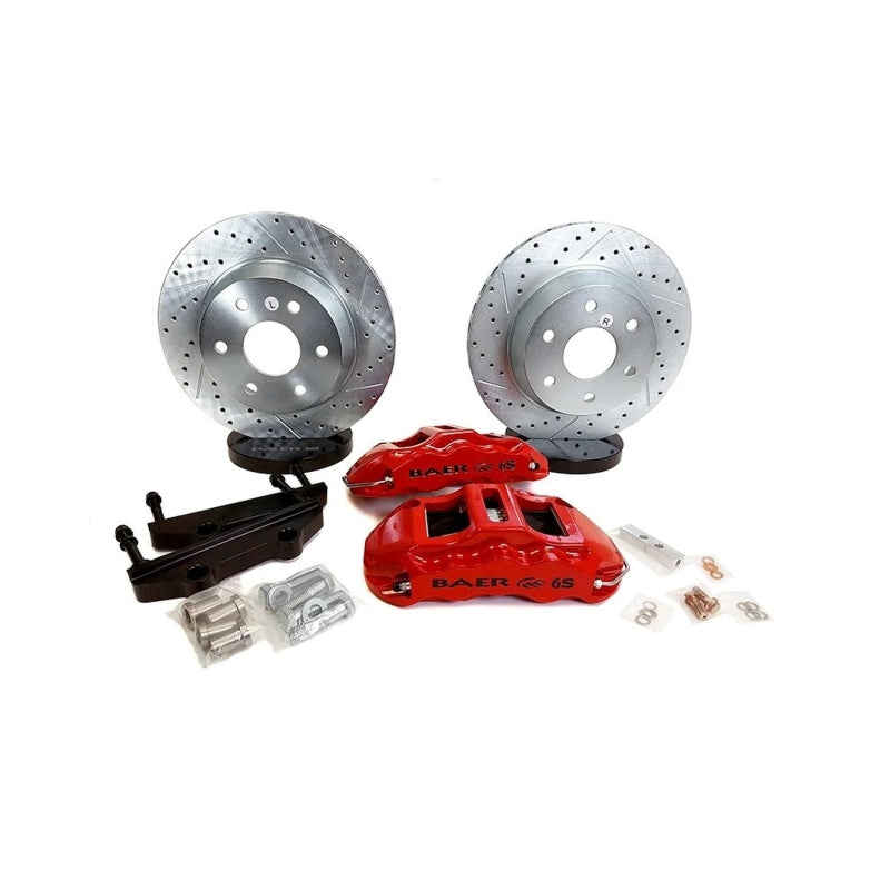 Baer Brakes 03-15 Cadillac Escalade ESV 14in Extreme Rear SDZ Brake Kit - Monster Green - 4302136MG