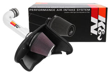 Load image into Gallery viewer, K&amp;N 16-17 Chevy Camaro 3.6L Silver Typhoon Short Ram Intake - 69-4535TP