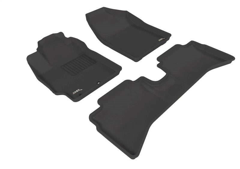 3D MAXpider 12-15 Toyota Prius C Kagu Black Full Set - L1TY09501509