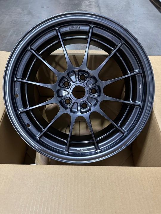 Enkei NT03+M 18x9.5 5x114.3 27mm Offset 72.6mm Bore Gunmetal Wheel *MOQ 40 - 3658956527GM